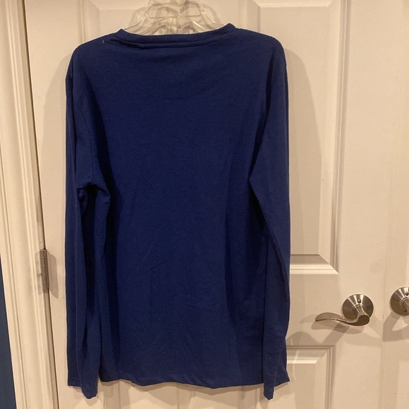 XL Blue Black Threads mens long sleeve shirt - NWT - Picture 3 of 4